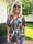 Pams Leaf Shirt S/S - Sød tunika i blomsterprint med smock
