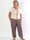 Pams Pattern Harem Pants - Elastiske plus size bukser med smock i taljen