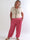 Pams Pattern Harem Pants - Elastiske plus size bukser med smock i taljen