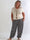 Pams Pattern Harem Pants - Elastiske plus size bukser med smock i taljen