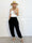 Pams Plain Harem Pants - Elastiske bukser med smock i taljen