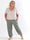 Pams Plain Harem Pants - Elastiske plus size bukser med smock i taljen