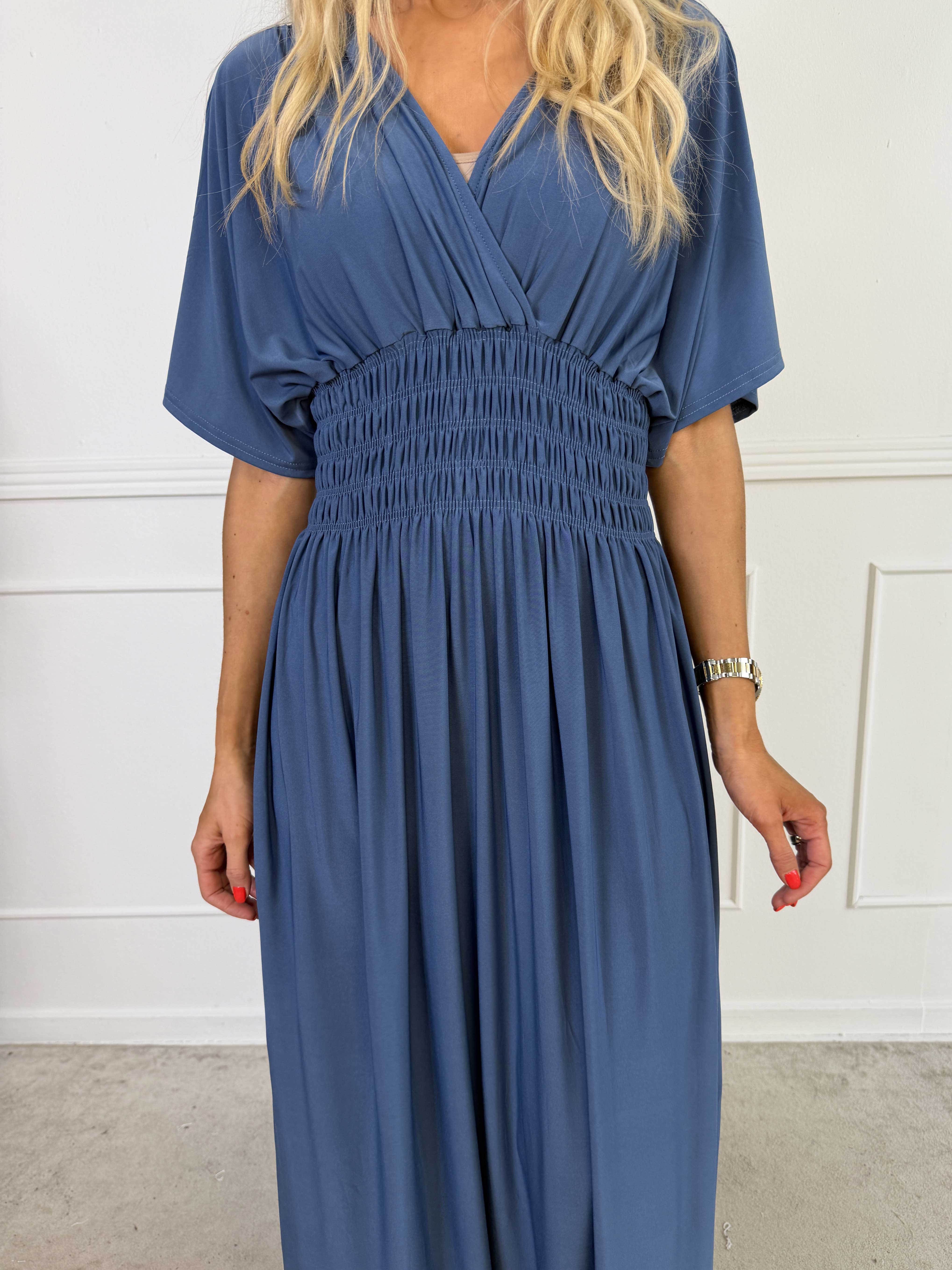 Pams Plain - Elastisk kjole med smock