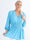 Pams Plain Shirt L/S - Plus size bluse i elastisk stof med lange ærmer