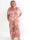 Pams Raise Jumpsuit - Plus size buksedragt med blomsterr og guldsommerfugle