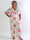 Pams Raise Jumpsuit - Plus size buksedragt med blomsterr og guldsommerfugle