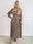 Pams Tapestry L/S - Smuk kjole med farverigt paisleyprint og elegante gulddetaljer