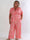 Pams Tribal Jumpsuit - Plus size mønstret buksedragt med små guld blomster