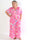 Pams Fairytale - Lang plus size kjole i fint blomster- og sommerfugleprint