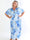 Pams Fleur - Plus size elastisk kjole med smock og japansk inspireret gulddetaljer