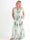 Pams Hummingbird Sleeveless - Elastisk plus size kjole med blomster og fugle motiver