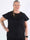 Remi - Plus size blondebluse med transparent blonde på ryg