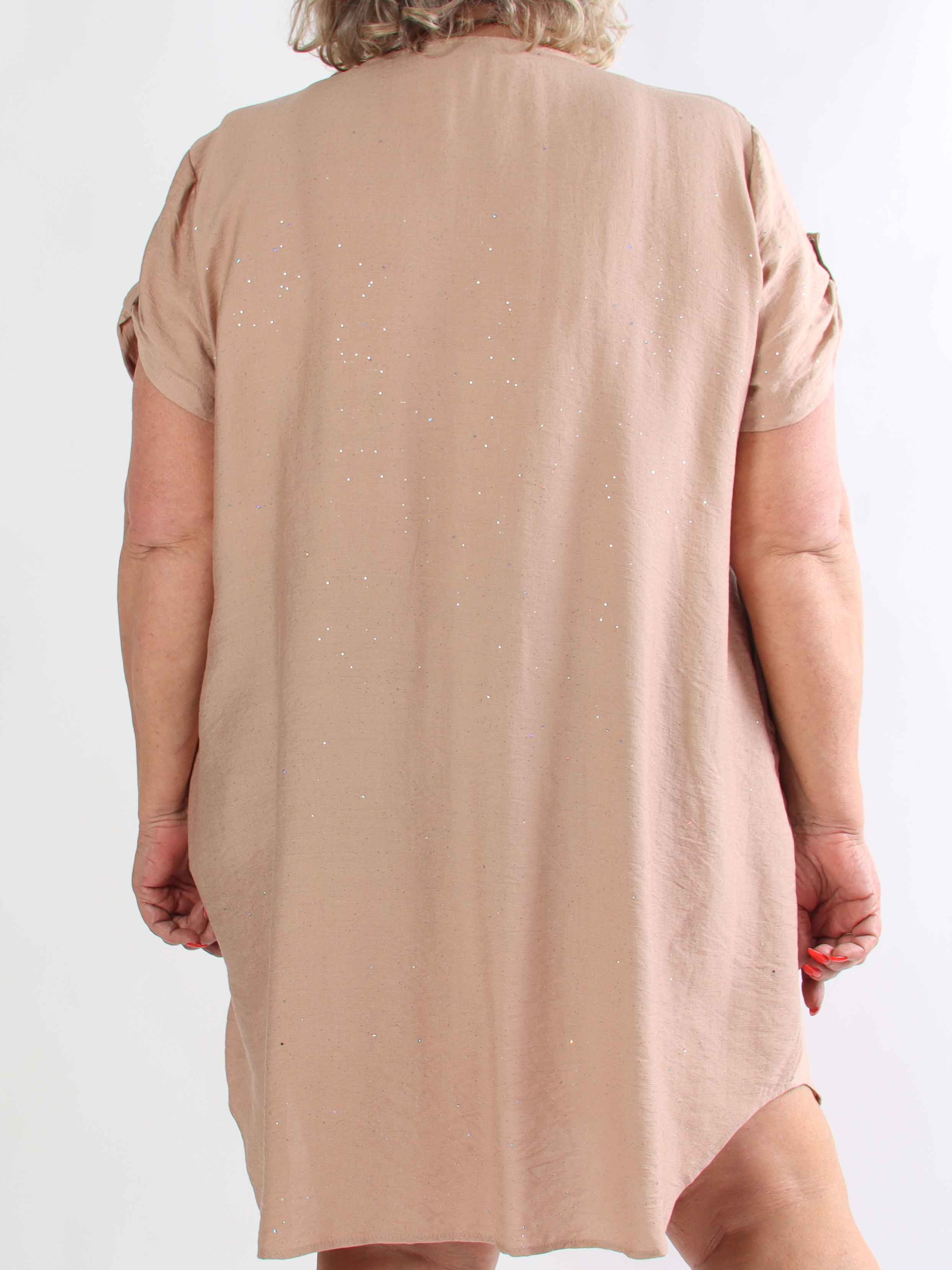 Renee - Sød tunikakjole i viskose dækket med glimmer