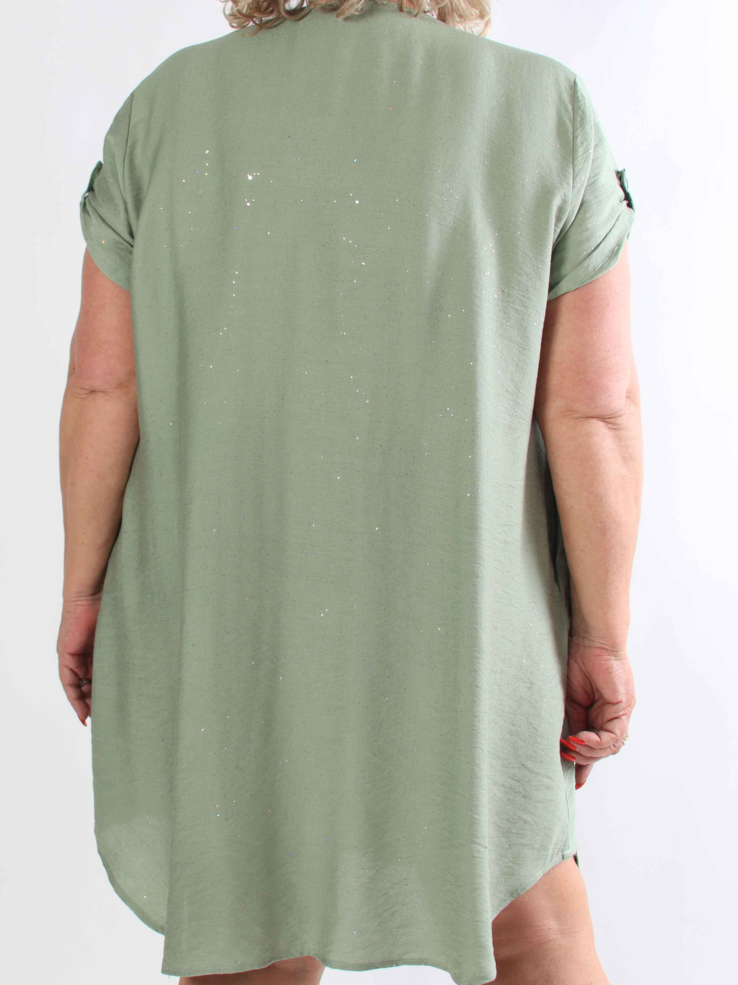 Renee - Sød tunikakjole i viskose dækket med glimmer