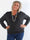 Ronja - Feminin strikbluse med fine glittertråde og en elegant V-udskæring
