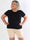 Rory - Bløde plus size cykelshorts i viskose med fin blondekant for et feminint touch
