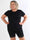 Rory - Bløde plus size cykelshorts i viskose med fin blondekant for et feminint touch