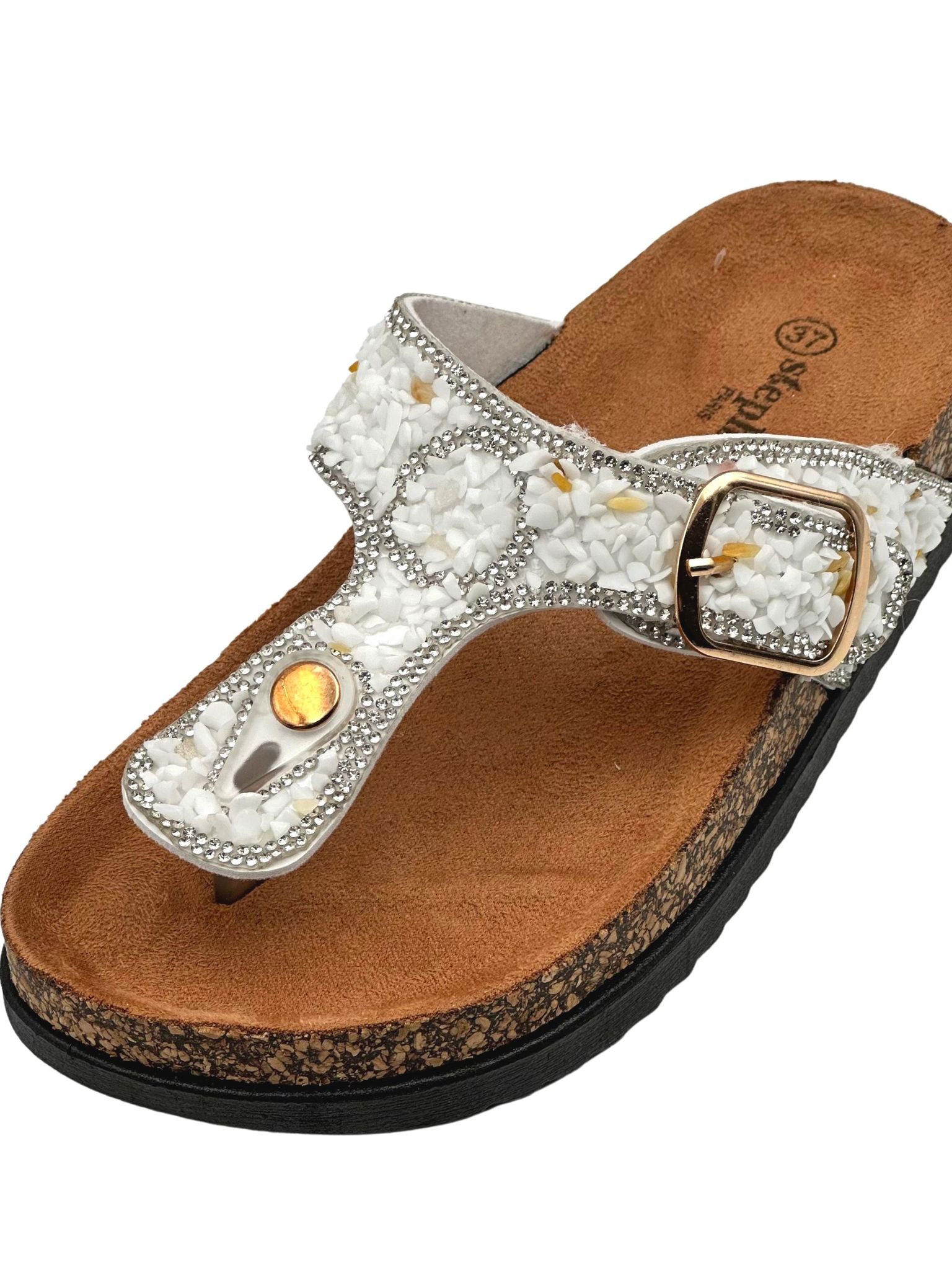 Rosalia - Sandaler med sten og spænde