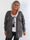 Rosaline - Sød plus size strikcardigan med fine hjerter og knaplukning