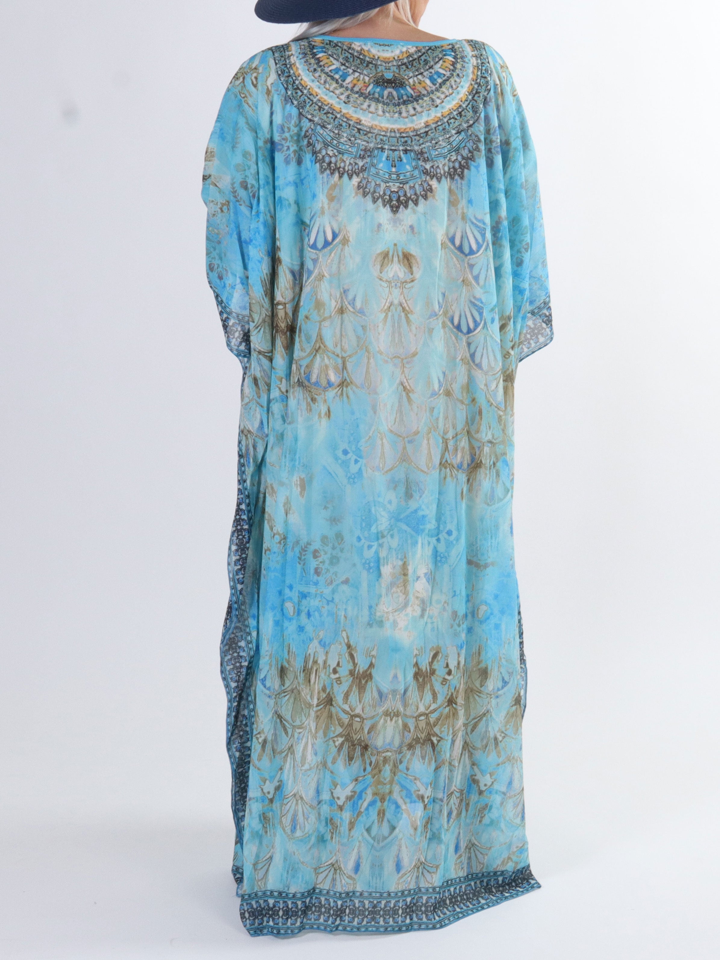 Sasha - Lang plus size tunika med similisten