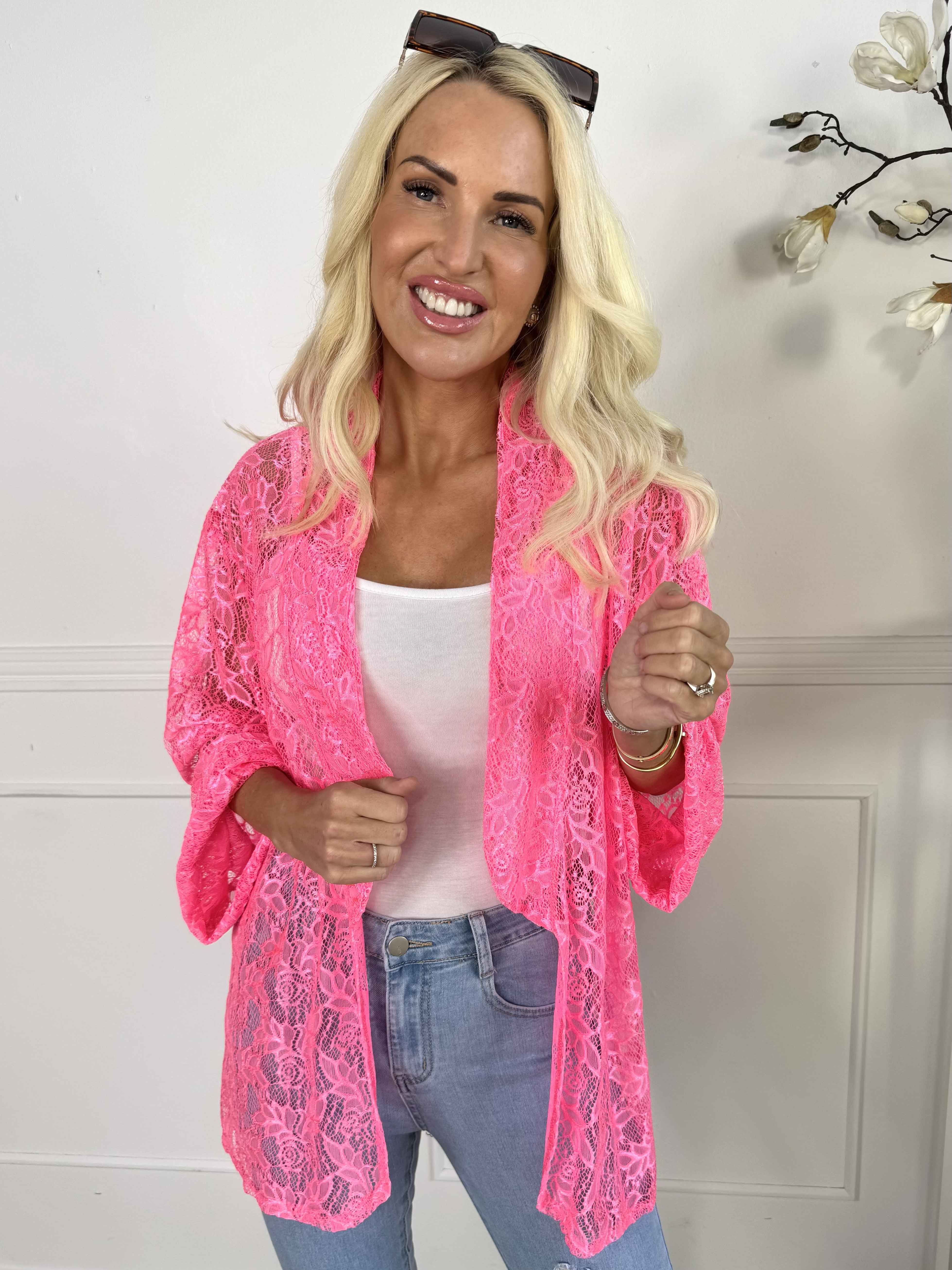 Sigga - Fin cardigan i blonder