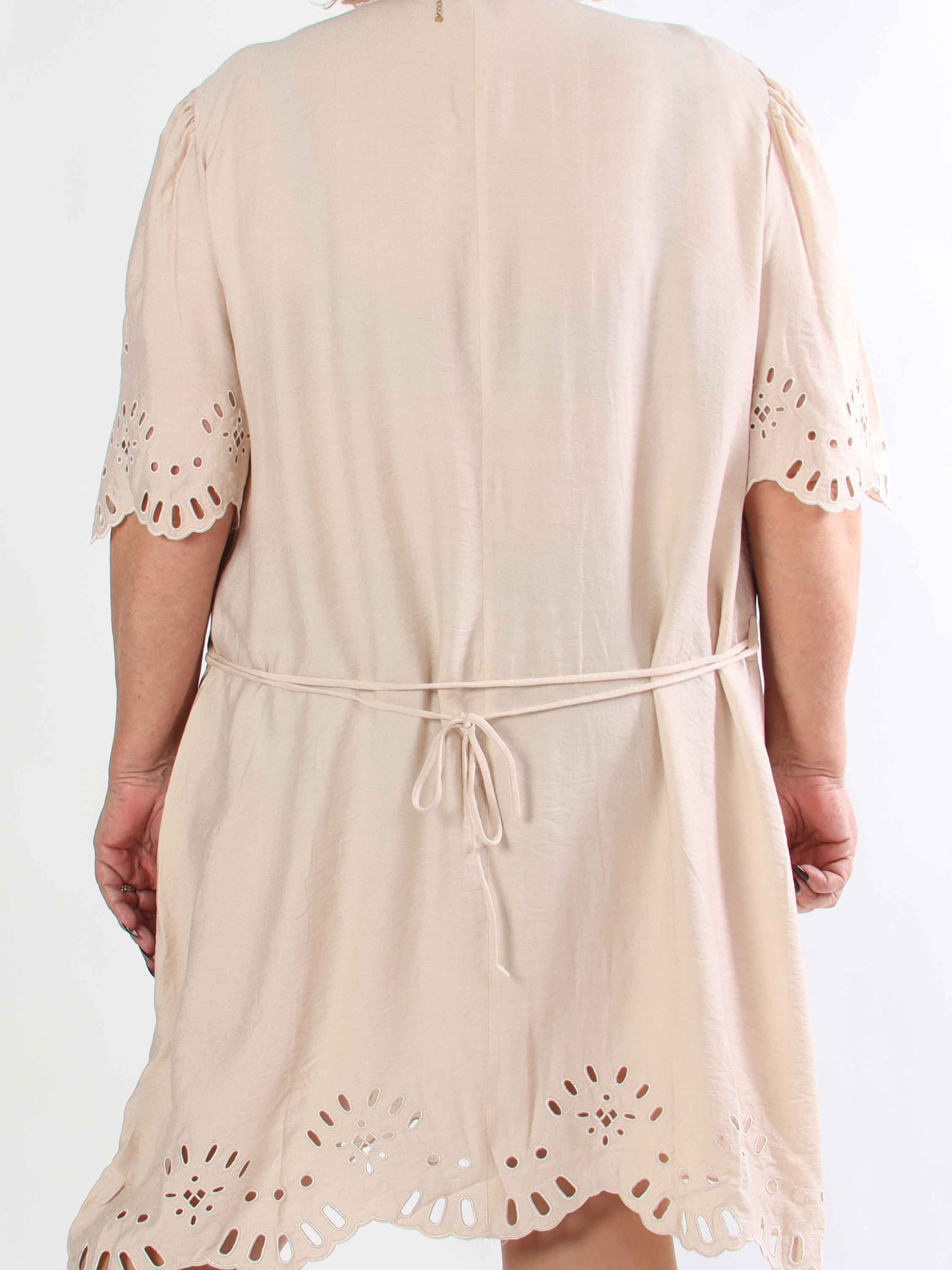 Slavica - Skjortekjole i viskose med søde detaljer