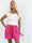 Stevie Summer - Bløde shorts i bomulds musselin-stof med sommermotiver
