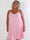 Tonia Short - Elegant plisseret plus size kjole i en blød og let viskoseblanding