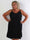 Tonia Short - Elegant plisseret plus size kjole i en blød og let viskoseblanding