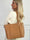 Tusnia - Shopper bag med lynlås lukning