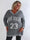 Ulyssa - Sporty plus size strikkjole med V-udskæring og tal foran