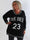 Ulyssa - Sporty plus size strikkjole med V-udskæring og tal foran