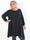 Vienna - Elegant plus size tunikakjole i viskose med fine nittedetaljer