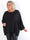 Vienna Shirt - Plus size tunikabluse i viskose med flagermusærmer og fine nittedetaljer