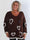 Vivianne - Sød plus size strikbluse med fine hjerter
