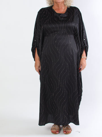 Winnie - Lang elegant plus size tunikakjole med similisten