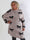Xylia - Plus size strikkjole med fine sløjfemotiver