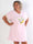 Zandra - Plus size t-shirtkjole i bomuld med citroner og guld detaljer