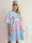 Andrea - Plus size t-shirtkjole viskoseblanding med sporty baseball-inspireret design