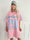 Andrea - T-shirtkjole i blød viskoseblanding med sporty baseball-inspireret design