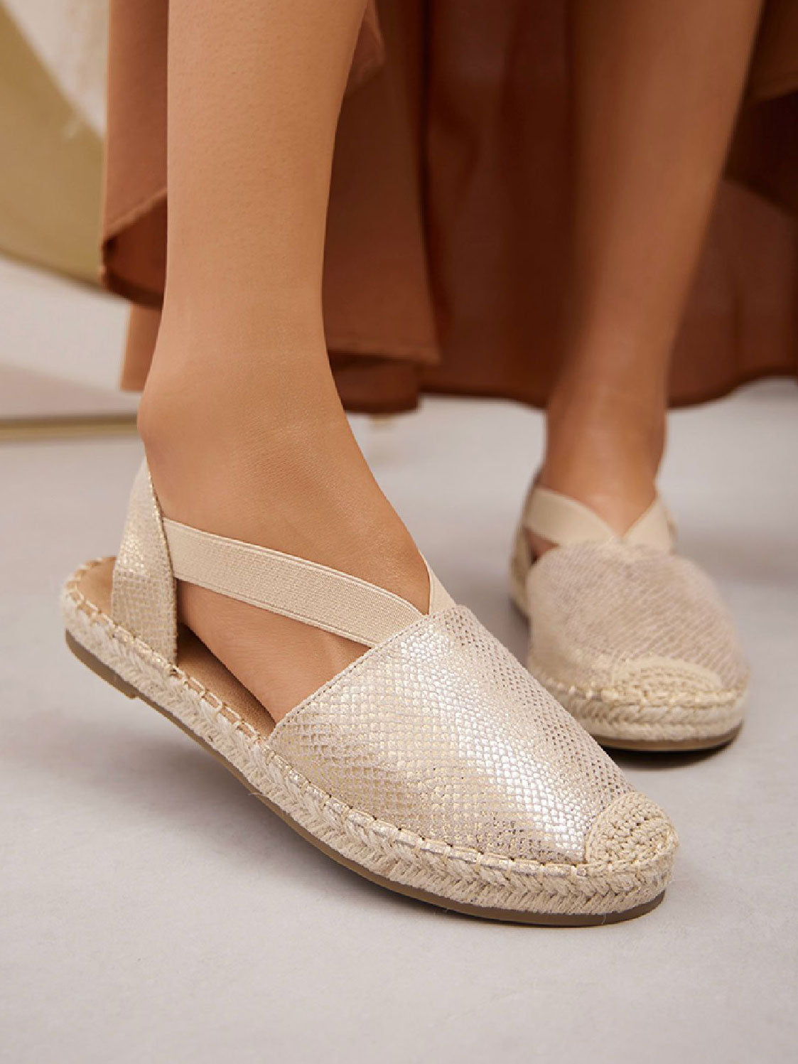 Ophelia - Søde sandaler med elastik stropper