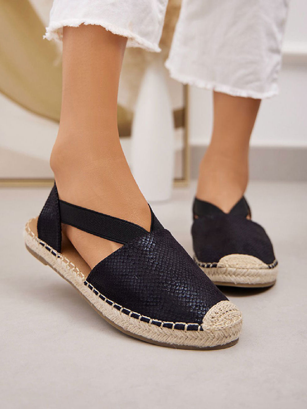 Ophelia - Søde sandaler med elastik stropper