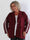 Ferrara - Plus size blazer i blød viskose med sporty hvide striber på ærmerne
