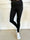 Larisa - Sorte plain basis leggings