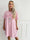 Meriam - Plus size t-shirtkjole med et cool, amerikansk inspireret print