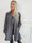 Sharpay Short 2.0 - Kort let plus size trenchcoat med bindebånd