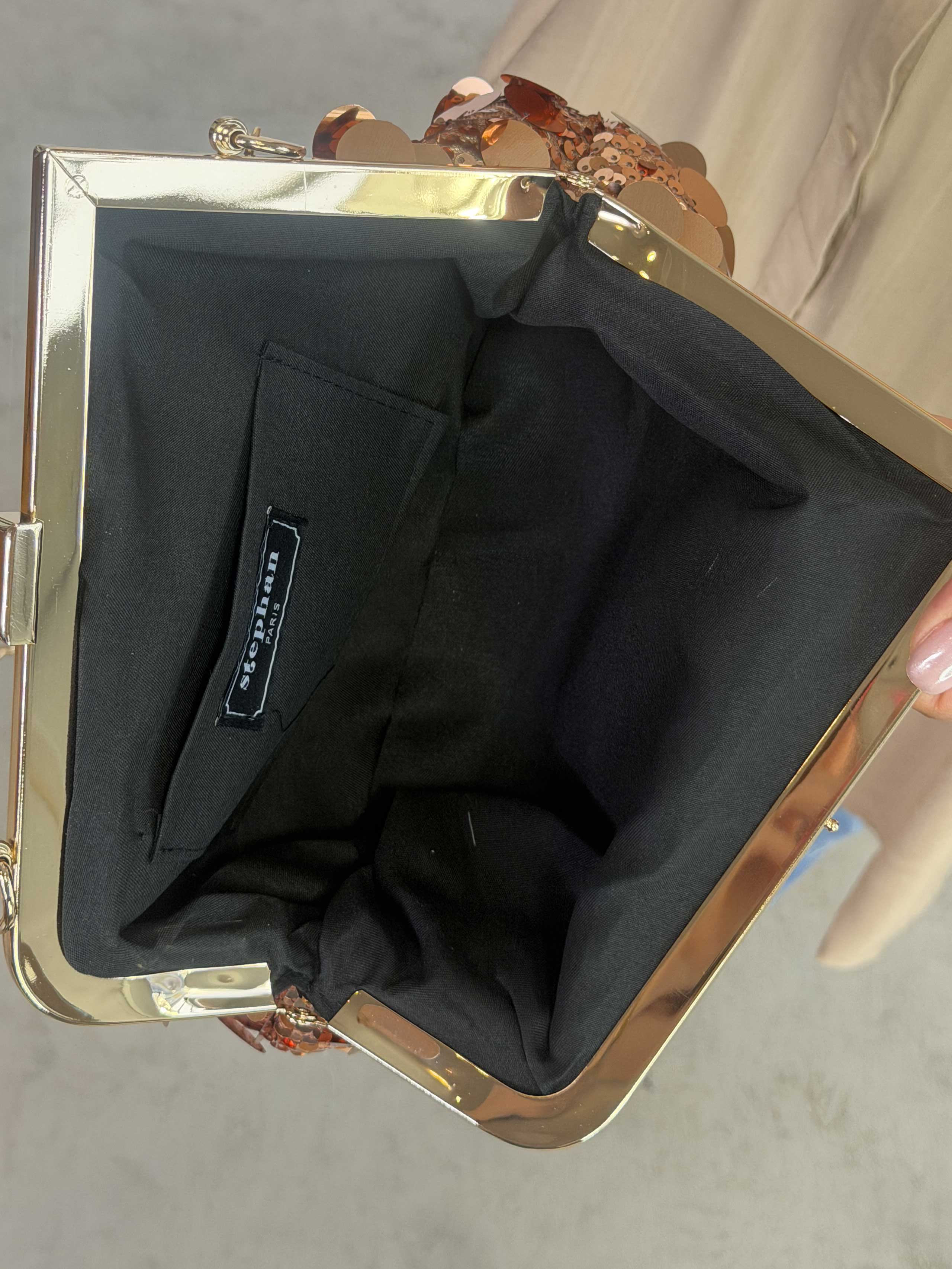 Stella - Crossbodytaske med store pailletter