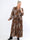 Chiara - Lang smuk plus size kjole i leopardprint