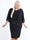 Amna - Plus size kjole i elegant look med pailletkant