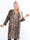 Lorenza - Plus size tunikakjole i leopardprint